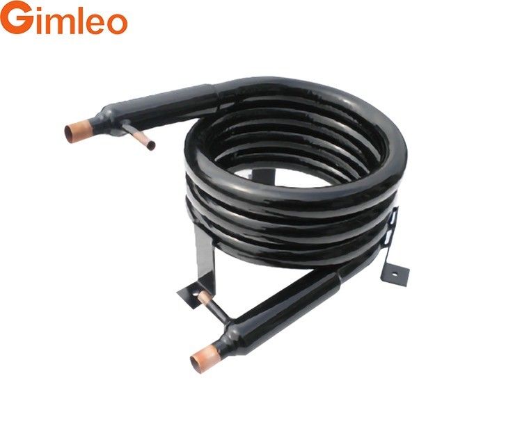 1 M3/H Χαλκό σωλήνα Miniwatt Coaxial Coil θερμομετάλλευσης για αντλία ψύξης GY-0060C