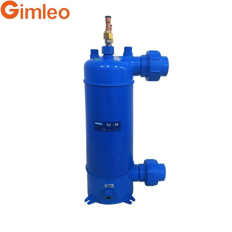 10.5KW PVC Shell Θερμοανταλλάκτη θαλάσσιου νερού Κοντενσέρ MHTA-3 1 έτος εγγύηση