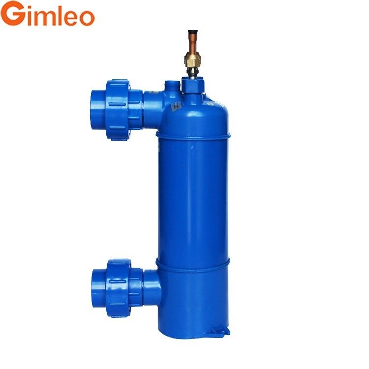 10.5KW PVC Shell Θερμοανταλλάκτη θαλάσσιου νερού Κοντενσέρ MHTA-3 1 έτος εγγύηση