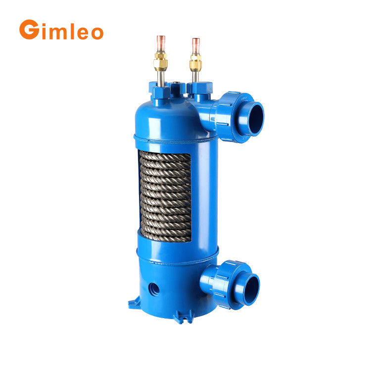 9.52mm Εισροή ψυκτικού 2,6kw Μίνι ανταλλακτής θερμότητας τιτανίου MHTA-0,75 για την εξόρυξη ενέργειας