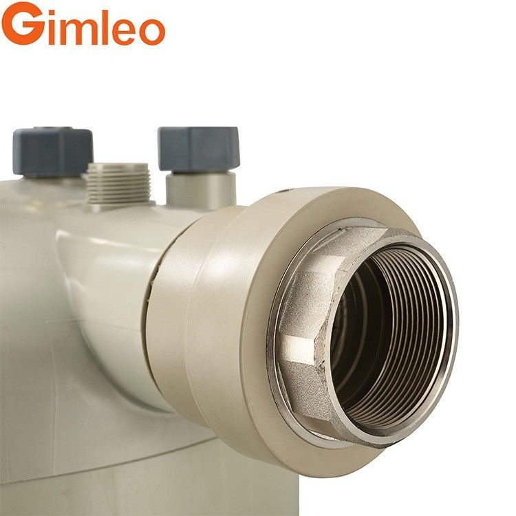 Υψηλής θερμοκρασίας PPR Shell Titanium Heat Exchanger HTS-5 τύπου Α για θερμαντήρες ατμοειδών