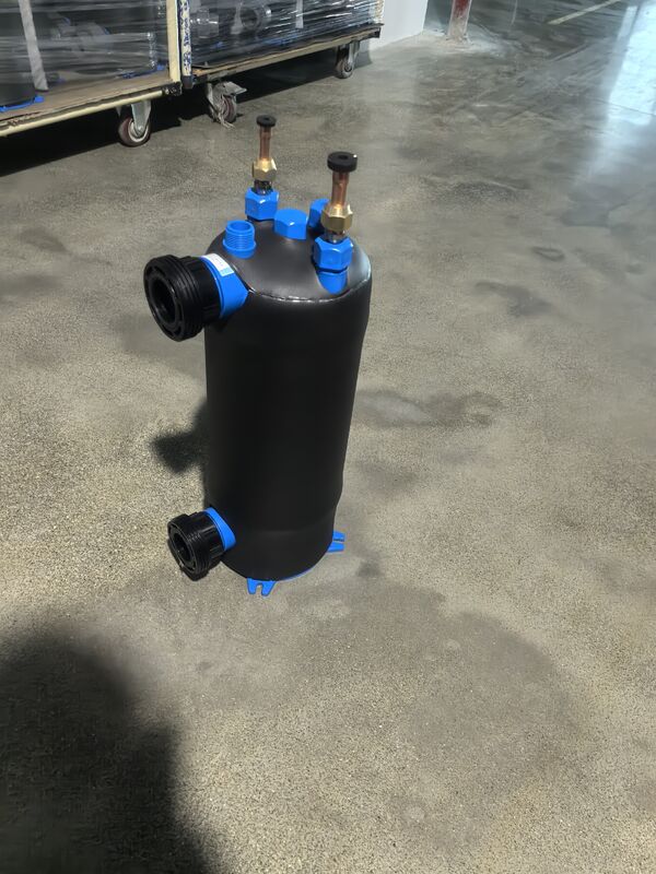 Εναλλάκτης θερμότητας τιτανίου ψύξης 2 ιντσών ETA-5 που εξασφαλίζει θερμοκρασία εξόδου 7°C για βιομηχανική ψύξη