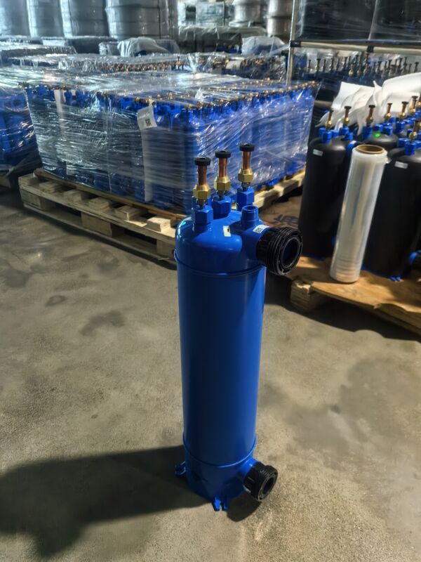 Εναλλάκτης θερμότητας πισίνας οικιακής χρήσης με σωλήνα σε περίβλημα PVC MHTA-2 Οριζόντια ή κάθετη εγκατάσταση εξασφαλίζει εύκολη εγκατάσταση και συντήρηση