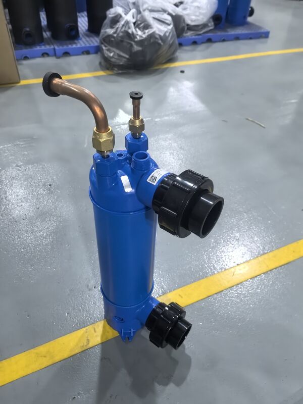 Πίεση κυκλώματος νερού έως και 5 μπαρ Ανταλλάκτης θερμότητας θαλάσσιου νερού MHTA-3 με κάθετη ή οριζόντια εγκατάσταση και εύρος θερμοκρασίας νερού 0 έως 45 βαθμούς Κελσίου