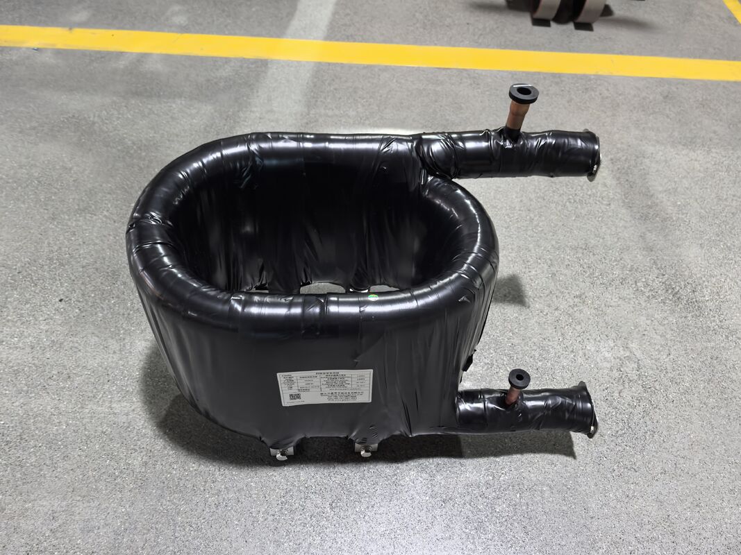 Σωλήνας σε σωλήνα θαλάσσιος εναλλάκτης θερμότητας Κοακσιακός εναλλάκτης θερμότητας βελτιστοποιημένος για συμπαγή εγκατάσταση και αποτελεσματική ανταλλαγή θερμότητας