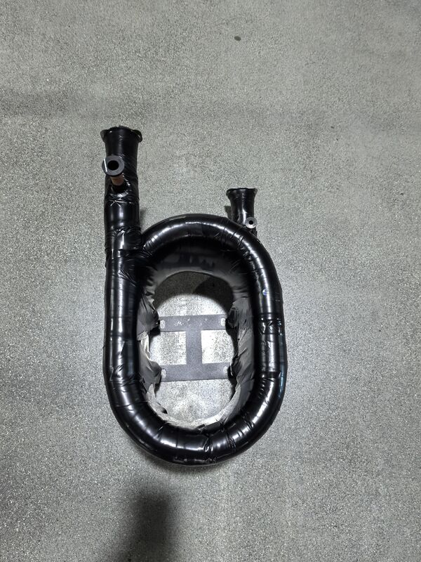 Χάλυβα Stainless Copper Tube HVAC Coaxiale θερμικός ανταλλακτής σχεδιασμένος για μέγιστη εργασιακή πίεση νερού 8 bar λύση μεταφοράς θερμότητας