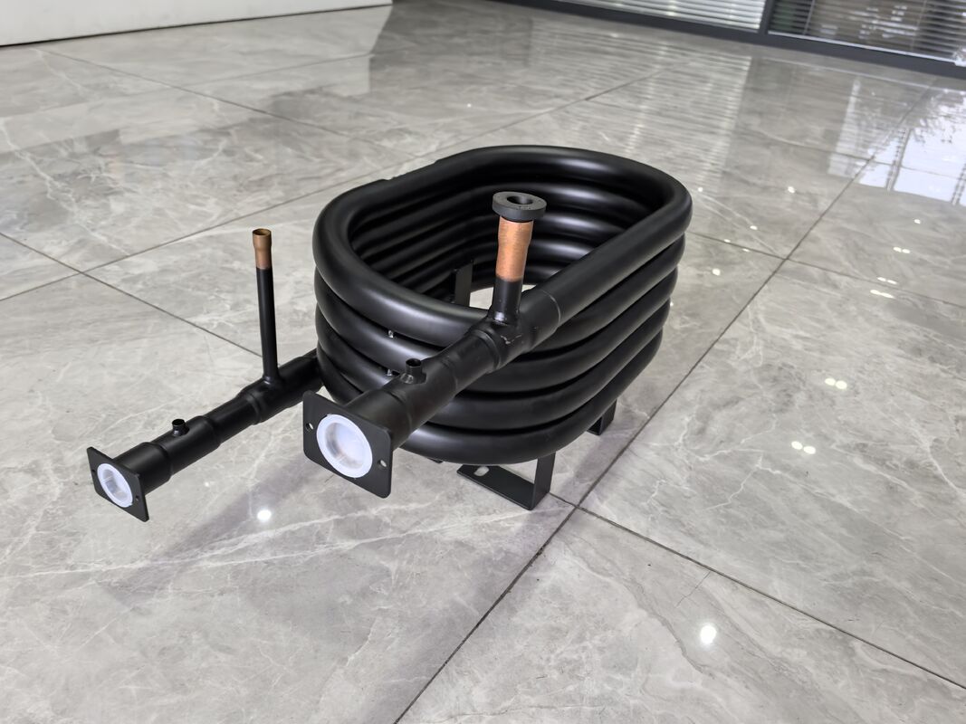 Πίεση νερού 1,0Mpa Κοαξιακός εναλλάκτης θερμότητας Κατάλληλος για ψυκτικά R22 R134a R407c R410a R32 R290 Δυνατότητα 5 έως 300kgs