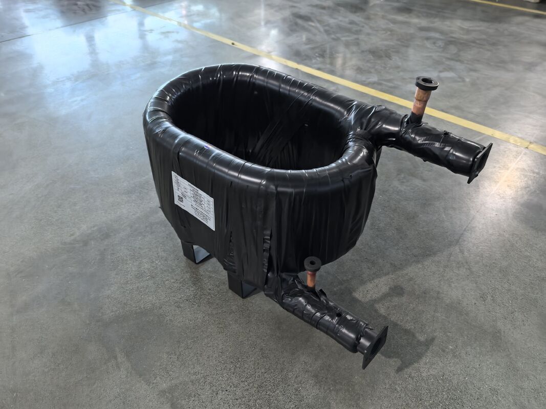 Εσωτερικός σωλήνας για σύστημα ύδρευσης HVAC κοαξιώδης ανταλλακτής θερμότητας κατασκευασμένο από Supper SPHC Χάλυβα υλικό κελύφους που παρέχει και θερμικές λύσεις