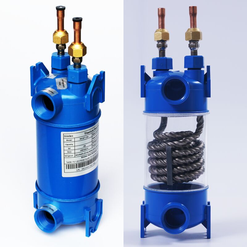 PP Out Shell Titanium Heat Exchanger Ιδανική θέρμανση ψύξη Πεδίο θερμοκρασίας λειτουργίας -200 °C έως 400 °C