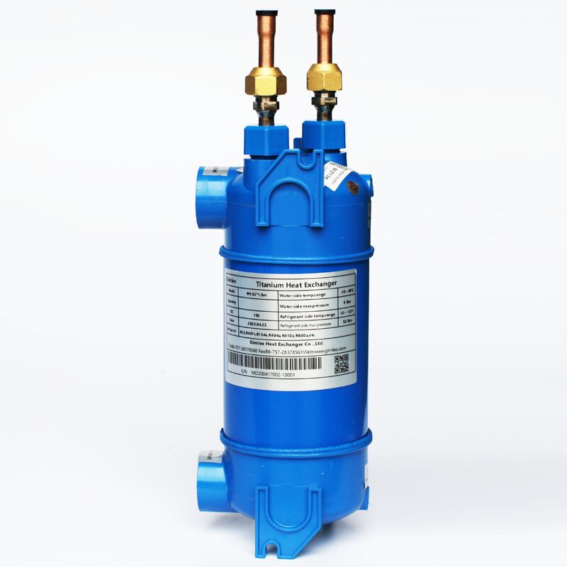 Εναλλάκτης Θερμότητας από Καθαρό Τιτάνιο και Ανθρακούχο Χάλυβα Τιτανίου με Εξαιρετική Αντοχή στη Διάβρωση και Επιλογές Μονού, Διπλού και Τριπλού Συστήματος