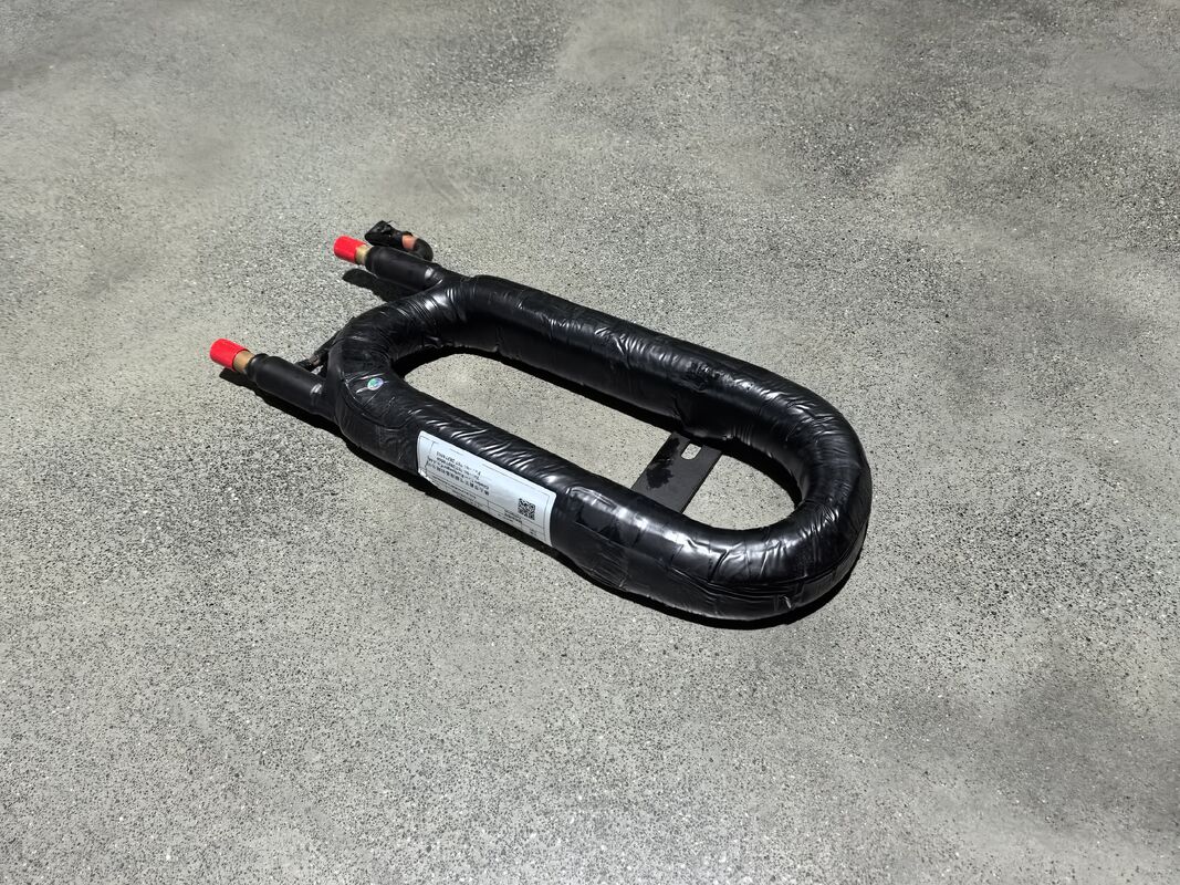 20°C έως 65°C εύρος θερμοκρασίας λειτουργίας Κοακσιακός εναλλάκτης θερμότητας με πλάτος 140 mm και μεταβλητή περιοχή μεταφοράς θερμότητας για βιομηχανικές εφαρμογές