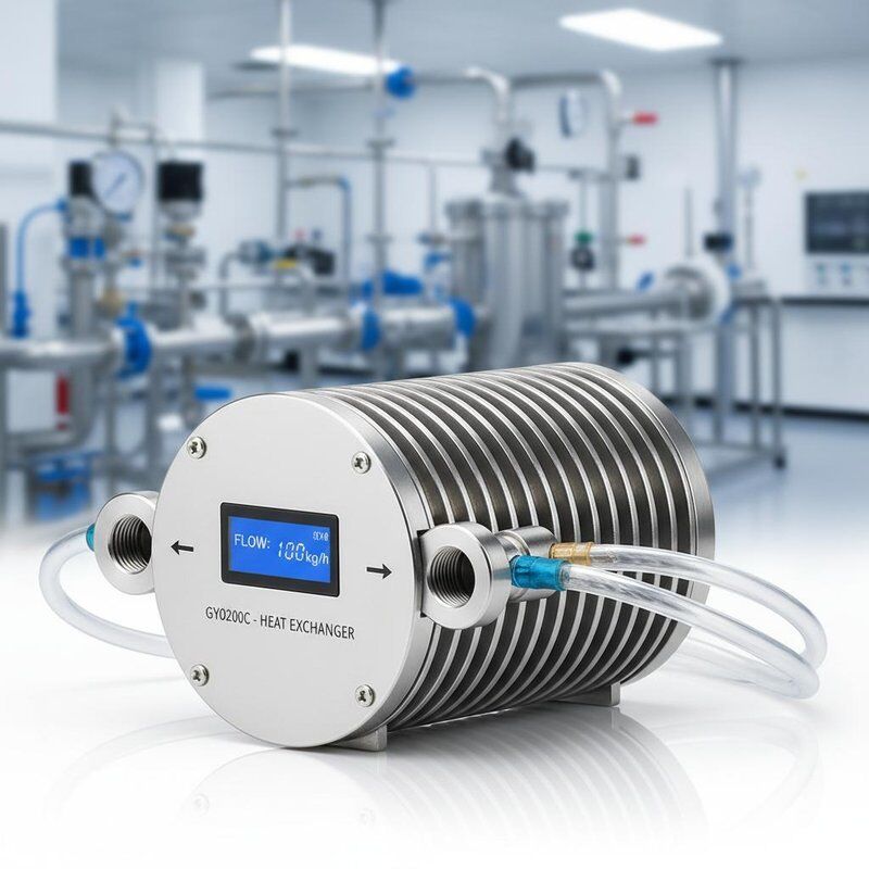 GY0200C Κοαξιακός εναλλάκτης θερμότητας με βάρος 1 έως 100 kg, θερμοκρασία λειτουργίας 30 °C-99 °C και μήκος σωλήνα 2-10 M για αποτελεσματική μεταφορά θερμότητας