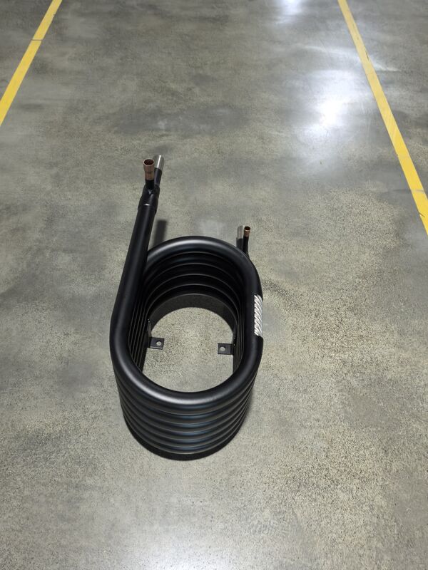 Ατσάλι ατσάλινο κοαξιακός εναλλάκτης θερμότητας με μέγιστη πίεση ψυκτικού 4,2 MPA και προσαρμόσιμο μέγεθος 3 ~ 20 M για εφαρμογές θερμοαντλιού