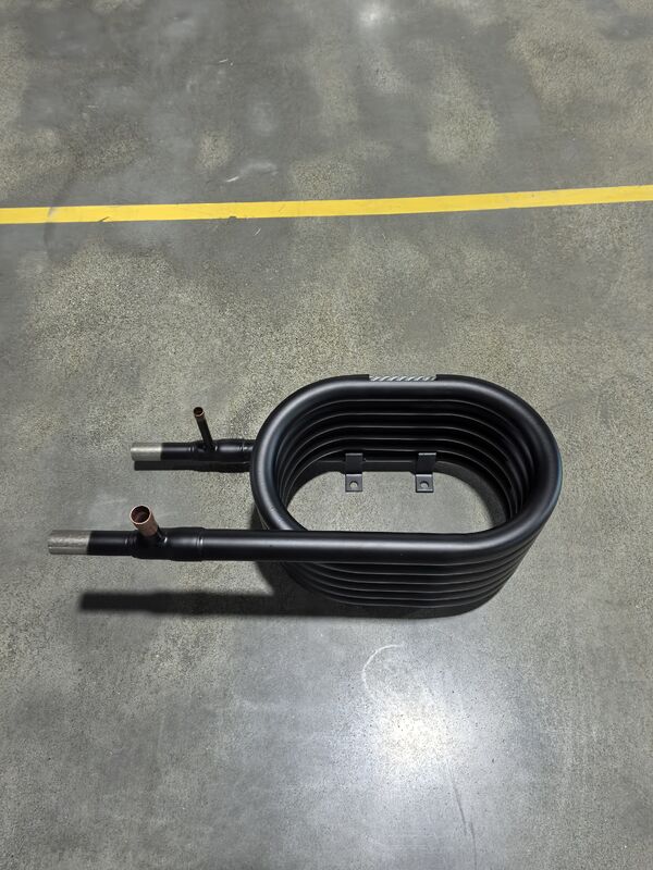 1.0Mpa Πίεση πλευρικής επιφάνειας νερού Κοακσιαλός εναλλάκτης θερμότητας με κατασκευή από ανοξείδωτο χάλυβα και θερμαντική ισχύς 6-36 kW