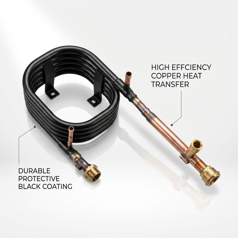 Προσαρμοσμένος HVAC Κοακσιακός Ανταλλάκτης Θέρμανσης 4.2MPa Θερμαντική πλευρά 1.0MPa Ημική πλευρά χαμηλής συντήρησης Κοντενσέρς Ατμιστήρας