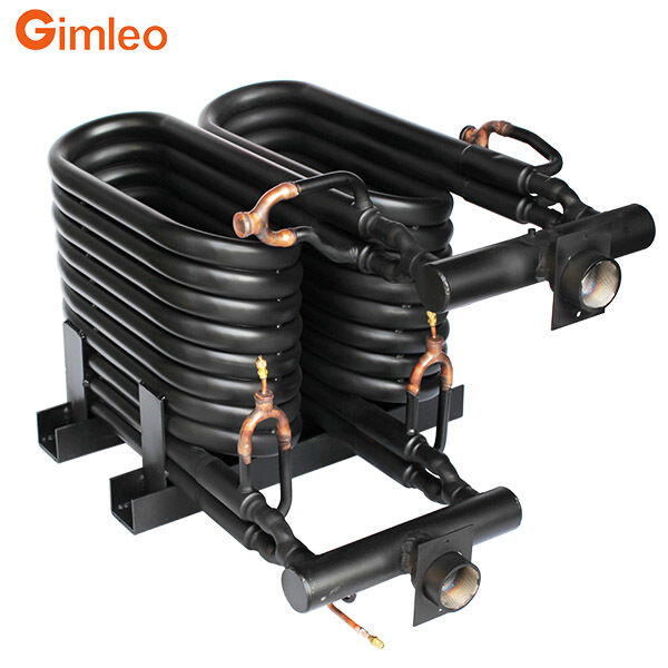 20HP 70KW 240000 BTU ΚΟΝΔΑΣΤΗΤΟΡΟΣ εξατμιστήρα σωλήνα σε σωλήνα HEAT EXCHANGER COAXIAL HEAT EXCHANGER για HVACR