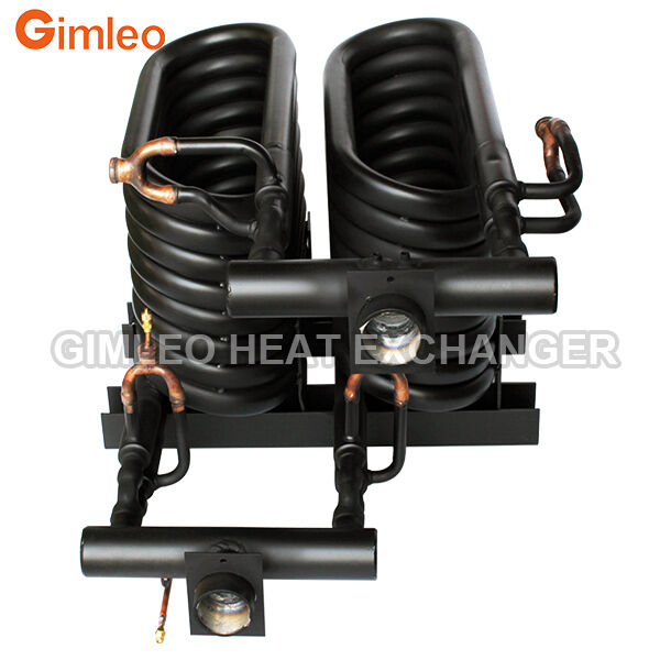 20HP 70KW 240000 BTU ΚΟΝΔΑΣΤΗΤΟΡΟΣ εξατμιστήρα σωλήνα σε σωλήνα HEAT EXCHANGER COAXIAL HEAT EXCHANGER για HVACR