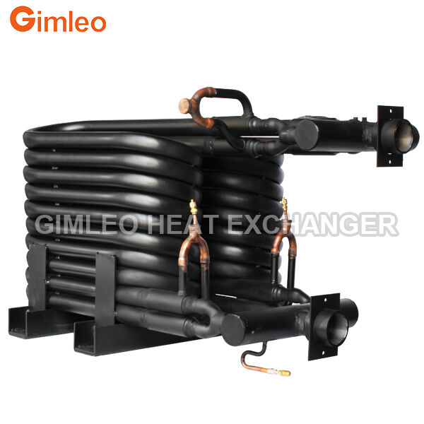 20HP 70KW 240000 BTU ΚΟΝΔΑΣΤΗΤΟΡΟΣ εξατμιστήρα σωλήνα σε σωλήνα HEAT EXCHANGER COAXIAL HEAT EXCHANGER για HVACR