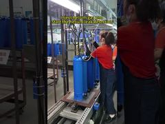 Εγχύστε αέριο ήλιο και ξεκινήστε την ανίχνευση διαρροής ηλίου