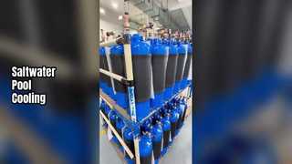 Εναλλάκτης θερμότητας αλμυρού νερού για πισίνες